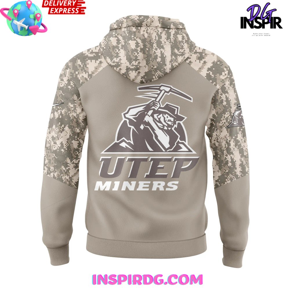 UTEP Miners Salute to Service Special Hoodie UTEP Miners Salute to Service Special Hoodie