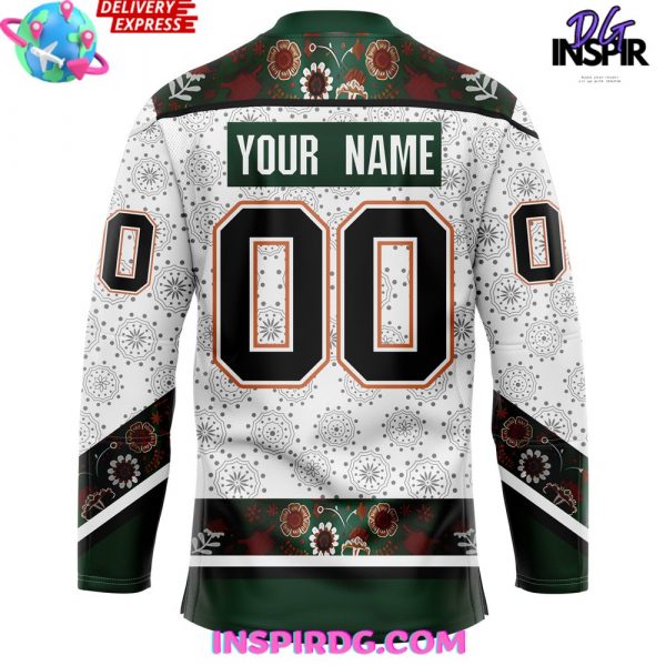 Utah Grizzlies Día de los Muertos 2024 White Hockey Jersey