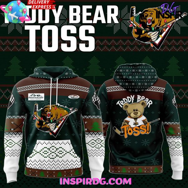 Utah Grizzlies Teddy Bear Toss 2024 Special Hoodie