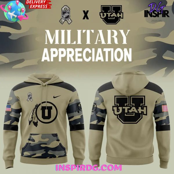 Utah Hockey Club Military Appreciation Special Hoodie