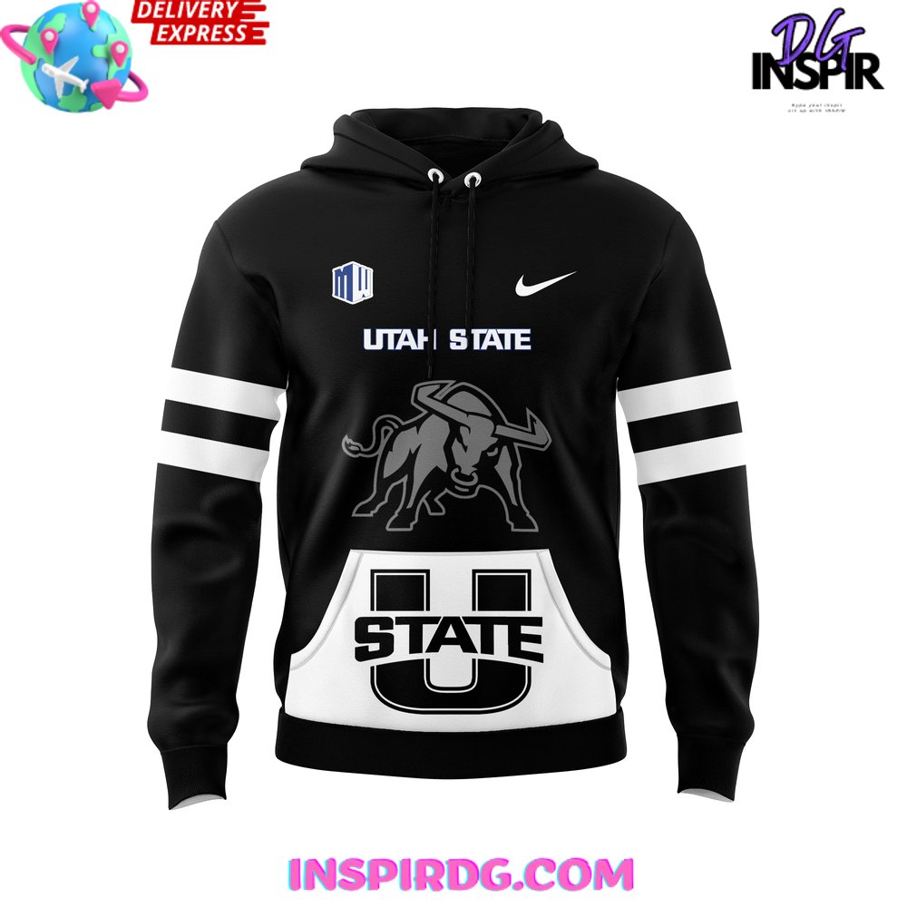 Utah State Aggies Black Mode Special Hoodie Utah State Aggies Black Mode Special Hoodie