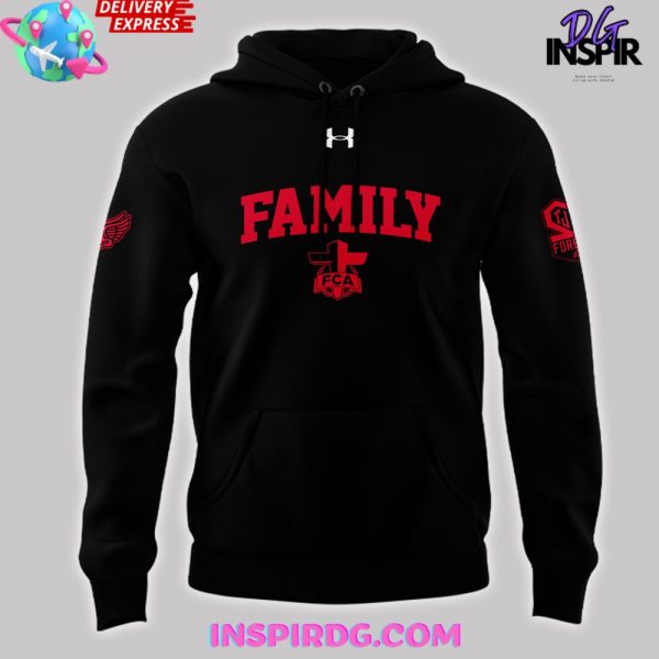 Utah Utes Football Family Forever Special Black Hoodie