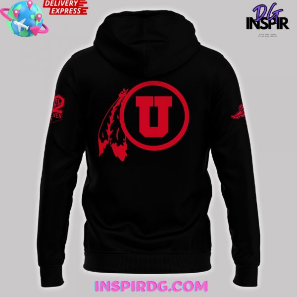 Utah Utes Football Family Forever Special Black Hoodie