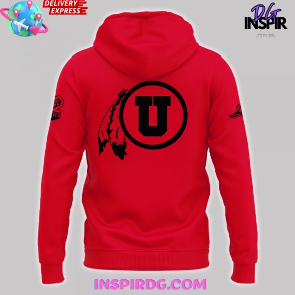 Utah Utes Football Family Forever Special Red Hoodie