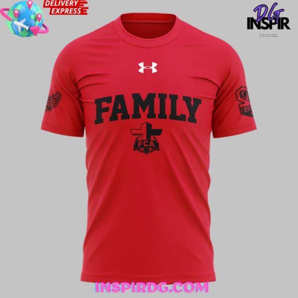 Utah Utes Football Family Forever Special Red T-Shirt