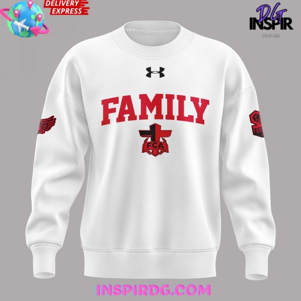 Utah Utes Football Family Forever Special White Sweatshirt