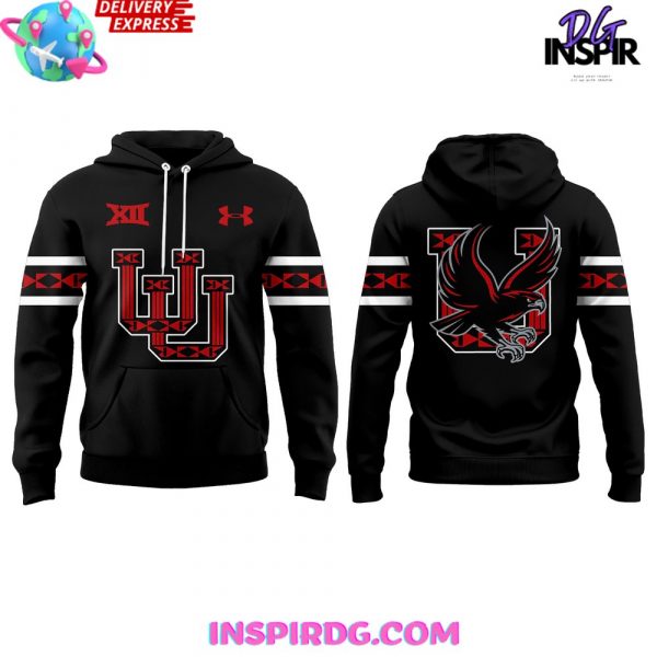 Utah Utes Red Spirit Special Black Hoodie