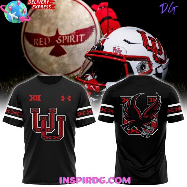 Utah Utes Red Spirit Special Black T-Shirt