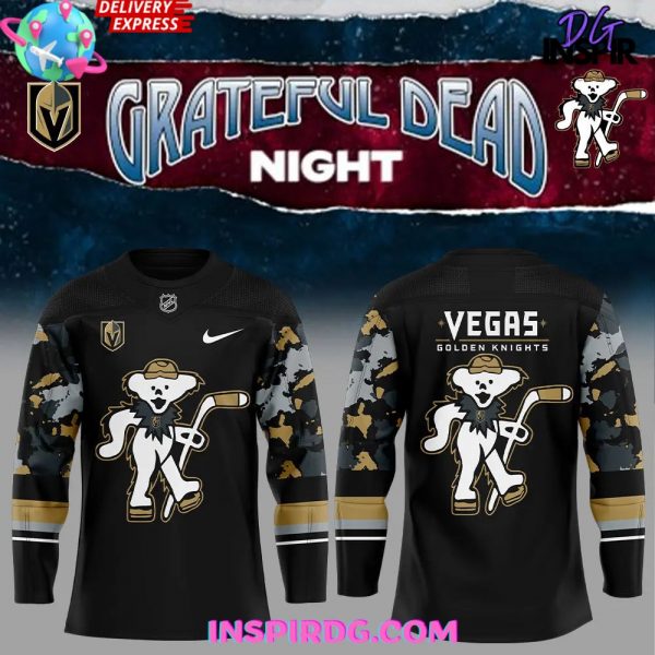 Vegas Golden Knights Grateful Dead Night Special Hockey Jersey