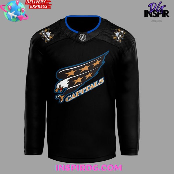 Washington Capitals 50th Anniversary Special Black Hockey Jersey