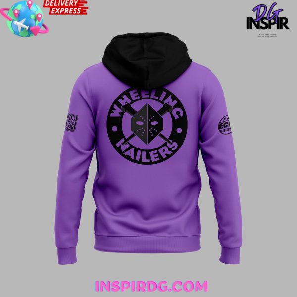 Wheeling Nailers Hockey Fights Cancer 2024 Hoodie