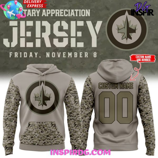 Winnipeg Jets Military Appreciation 2024 Hoodie