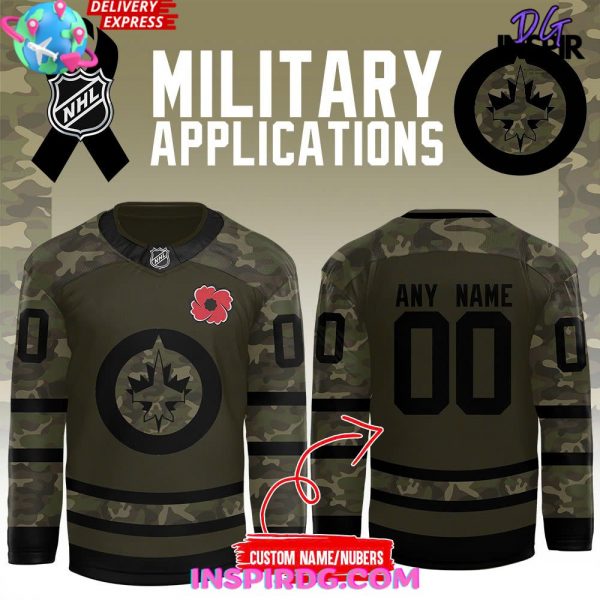 Winnipeg Jets Military Appreciation Night 2024 Hockey Jersey