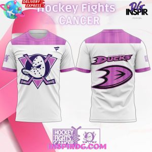 Anaheim Ducks Hockey Fights Cancer Special T-Shirt