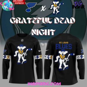 St. Louis Blues Grateful Dead Night Edition Hockey Jersey