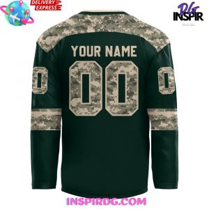 Minnesota Wild Military Appreciation Night 2024 Special Hockey Jersey