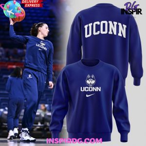 Nike UCONN store Huskies PLAYER ISSUE Bomber Jacket Mens Sizs Medium