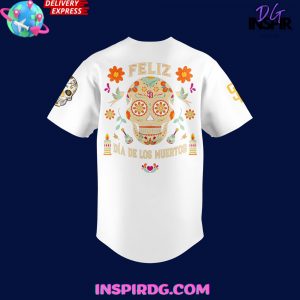 San Diego Padres Dia De Los Muertos 2024 White Baseball Jersey