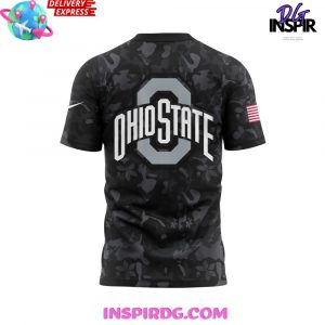 Ohio State The Wild Salute to Service Special Black TShirt