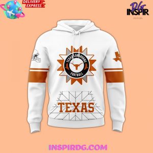 Texas Longhorns 2024 Native American Special White Hoodie