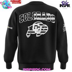 Colorado Buffaloes Prime Coach American Flag Sweatshirt