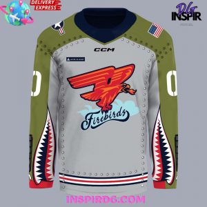 Coachella Valley Firebirds Military Appreciation 2024 Hockey Jersey
