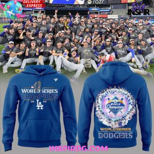 Los Angeles Dodgers 2024 World Series Champions Special Blue Hoodie
