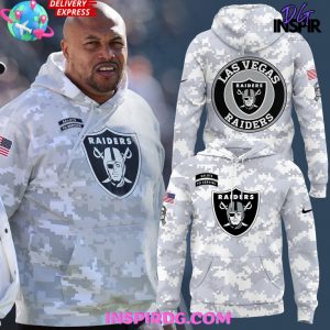 Las Vegas Raiders Veteran Camo 2024 Hoodie InspirDG