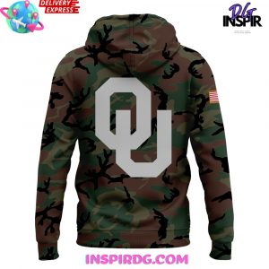 Oklahoma Sooners Military Appreciation 2024 Camo Hoodie