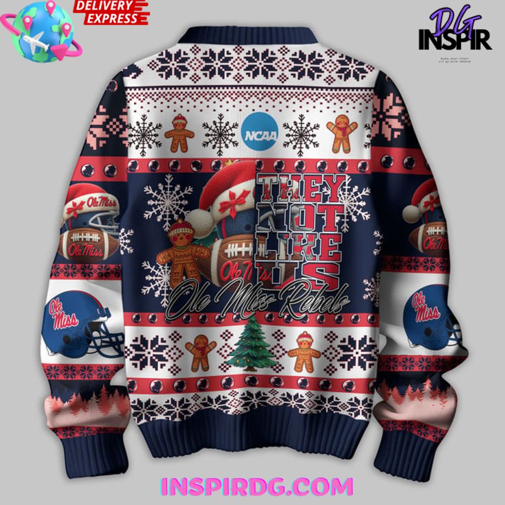 Ole Miss Rebels Christmas Edition Ugly Sweater Ole Miss Rebels Christmas Edition Ugly Sweater