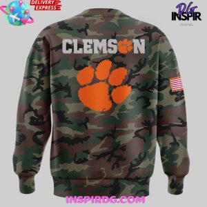 Clemson Tigers 2024 Military Appreciation Special Camo Sweatshirt