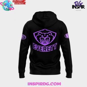 Everett Silvertips Hockey Fight Cancer 2024 Hoodie