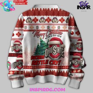 Ohio State Buckeyes Merry Christmas Ugly Sweater