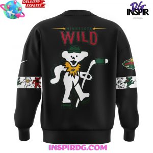 Minnesota Wild x Grateful Dead Night Special Edition Black Sweatshirt