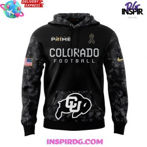 Colorado Buffaloes Coach Prime Camo Black Hoodie