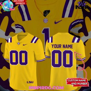 LSU Tigers Unveils New Gold Alternate Football Jersey InspirDG