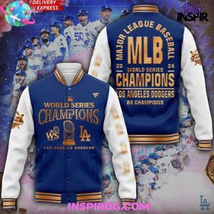 Los Angeles Dodgers 8X World Series Champion Special Edition Baseball Jacket