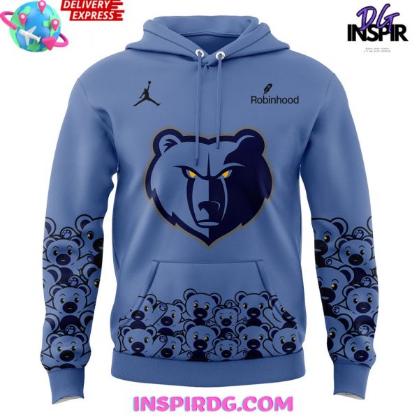 Memphis Grizzlies Teddy Bear Special Edition Blue Hoodie