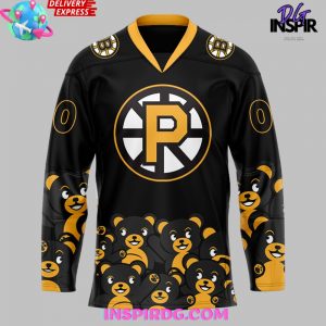 Providence Bruins Teddy Bear Black Hockey