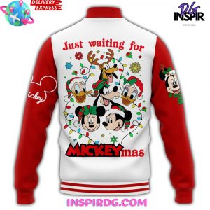 Mickey Mouse Merry Christmas Custom Baseball Jacket