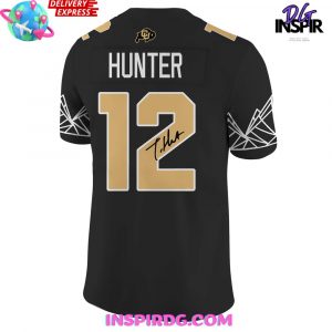 Colorado Buffaloes Heisman Travis Hunter Black Football Jersey