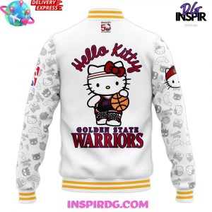 Golden State Warriors x Hello Kitty Night Limited Varsity Jacket