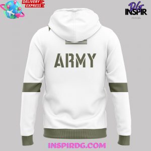 Army Black Knights WhiteOlive Green Hoodie