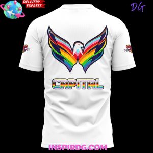Washington Capitals Pride Night 2025 White TShirt