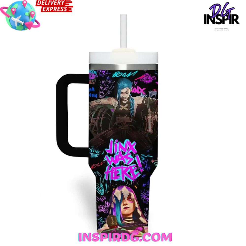 Arcane Jinx Was Here Special Edition Stanley Tumbler Cup Arcane Jinx Was Here Special Edition Stanley Tumbler Cup