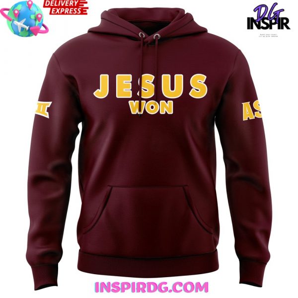 Arizona State Sun Devils Jesus Won Special Red Hoodie