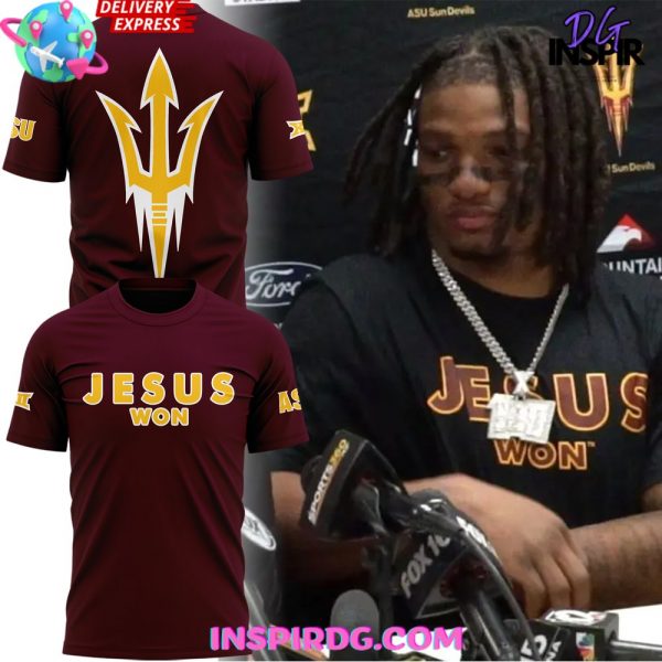 Arizona State Sun Devils Jesus Won Special Red T-Shirt