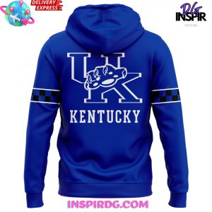 Kentucky Wildcats SEC Nike Checkered Blue Hoodie