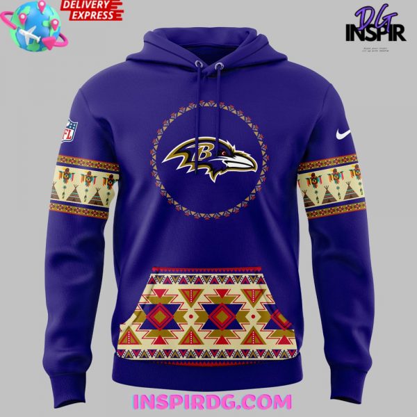 Baltimore Ravens Native American Heritage 2024 Hoodie