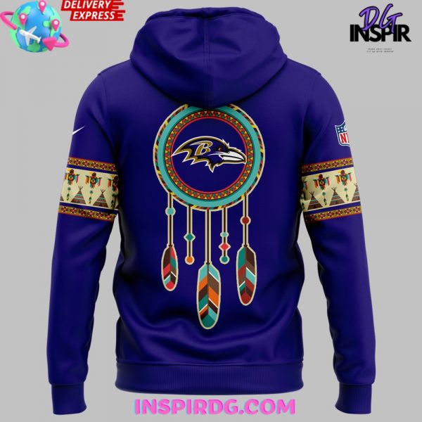 Baltimore Ravens Native American Heritage 2024 Hoodie